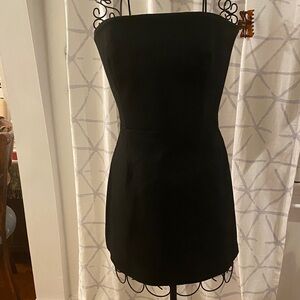 Zara Classic Black Strapless Dress